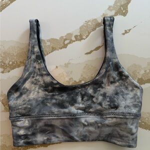 Lululemon Silver Reversible Align Sports Bra